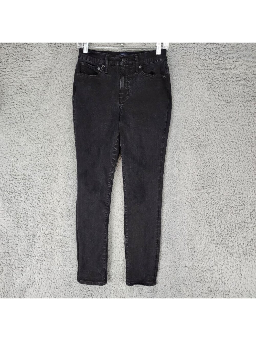 J. Crew Jeans Womens 26 Black Stretch Denim Curvy High Rise Skinny